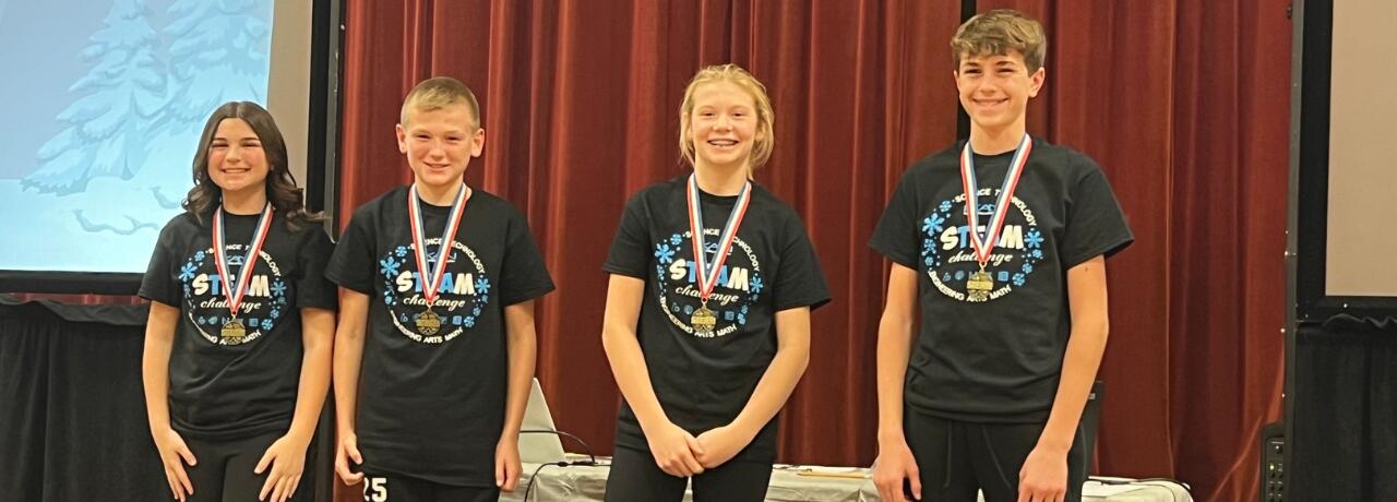 6th graders win 2nd place at IKAN STEAM challenge